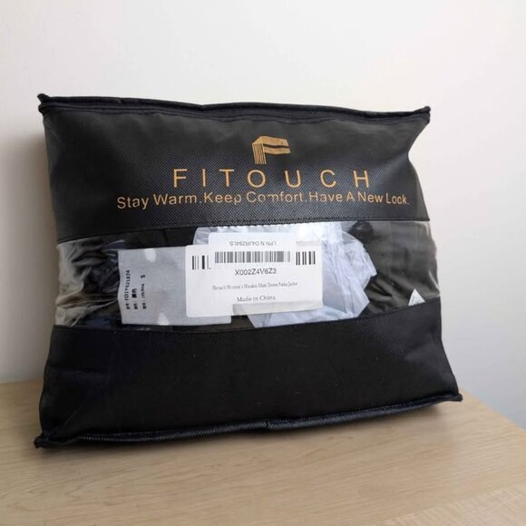 Fitouch Women's Small Down Coat Parka Jacket | 750+ Fill Power | Full-Length - Picture 3 of 7